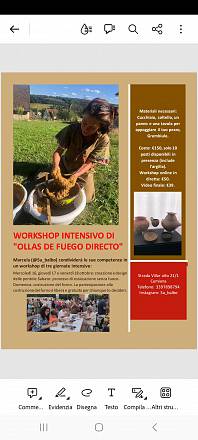 Fuego directo.. corso di ceramica intensivo